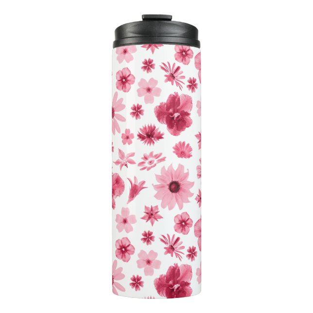 Bouteilles Isothermes taza térmica flowers (Devant)