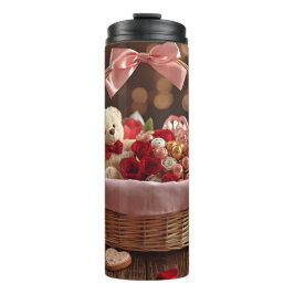 Bouteilles Isothermes Teddy Rose Basket Romantic Valentine Stainless