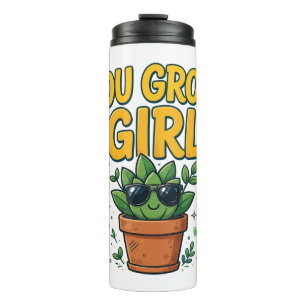 Bouteilles Isothermes Tee-shirt avec un jeu de mots sur les plantes Sass