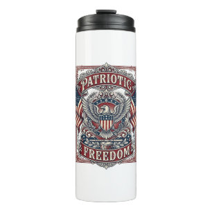 Bouteilles Isothermes Tee-shirt graphique vectoriel de défilé patriotiqu