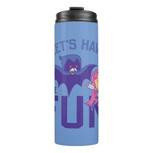 Bouteilles Isothermes Teen Titans Go !   Starfire & Raven "Ayez Le Plai