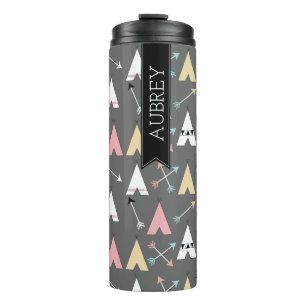 Bouteilles Isothermes Teepees et flèches de Bohème à la mode
