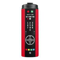 Télécommande TV drôle rouge noir