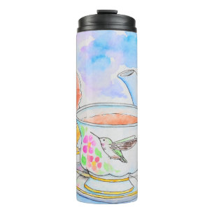 Bouteilles Isothermes Temps pour la peinture à l'aquarelle de thé