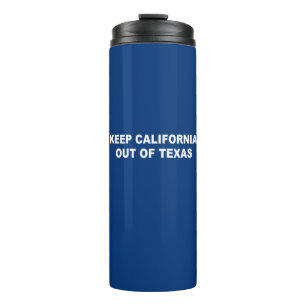 Bouteilles Isothermes Tenir La Californie Hors Du Texas