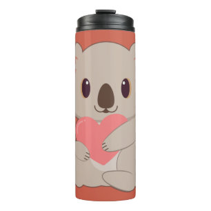 Bouteilles Isothermes Texte et nom personnalisés Love Koala