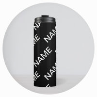 Texte personnalisable | Bold Modern Black & White