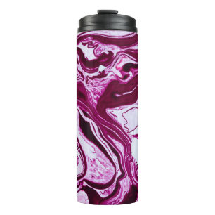 Bouteilles Isothermes Texture de marbre magenta : Art Abstrait des fluid