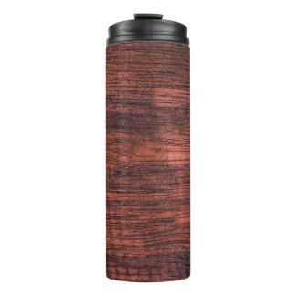 Bouteilles Isothermes Texture en bois foncé utilisée pour fabriquer des