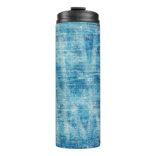 Bouteilles Isothermes Texture en jean bleu