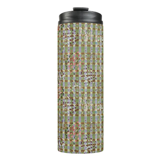 Bouteilles Isothermes Textured Pointillism Grid Pattern Artwork (Devant)