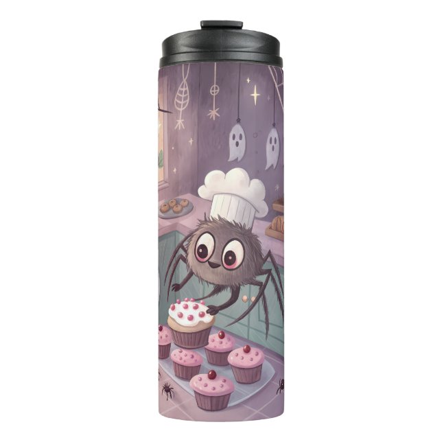 Bouteilles Isothermes The Spider Baker | Kawaii Halloween Poster (Devant)