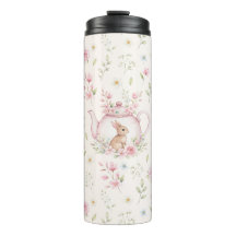 Théière Lapin Fantaisiste Floral Printemps 