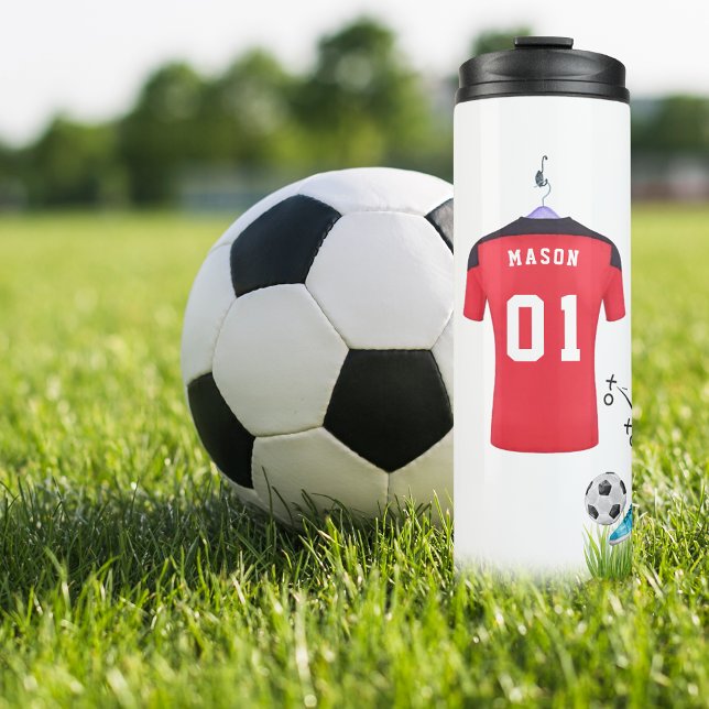 Bouteilles Isothermes Thème de football | Personnalisé (Créateur téléchargé)