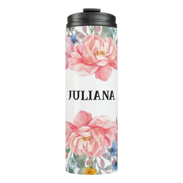 Bouteilles Isothermes Thermal Tumbler Floral (Devant)