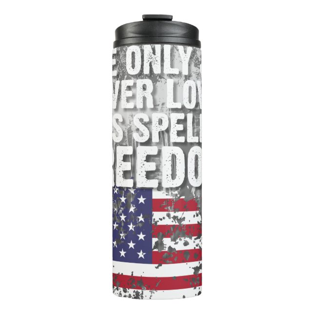 Bouteilles Isothermes Thermal Tumbler – Freedom Job (Devant)