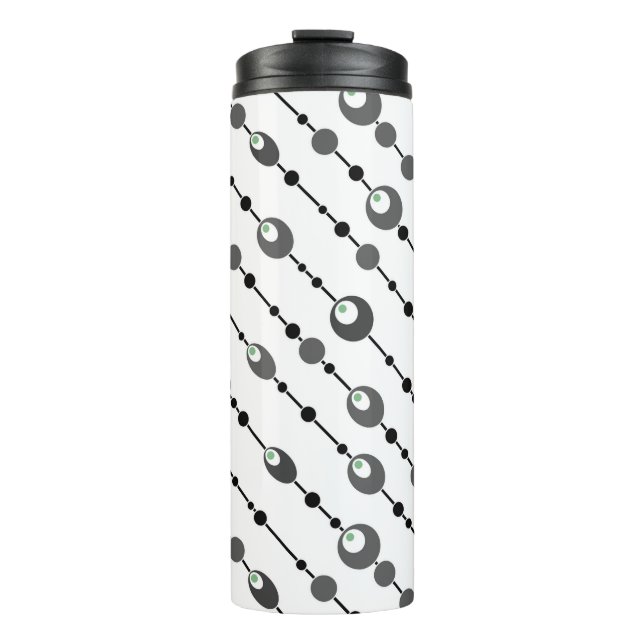 Bouteilles Isothermes Throw Pillow Abstract retro design ornamental deco (Devant)