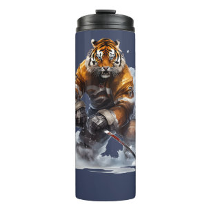 Bouteilles Isothermes Tiger sur l'aventure de hockey sur glace