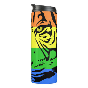 Bouteilles Isothermes Tigre arc-en-ciel