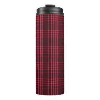 Bouteilles Isothermes Tissu à motif tartan
