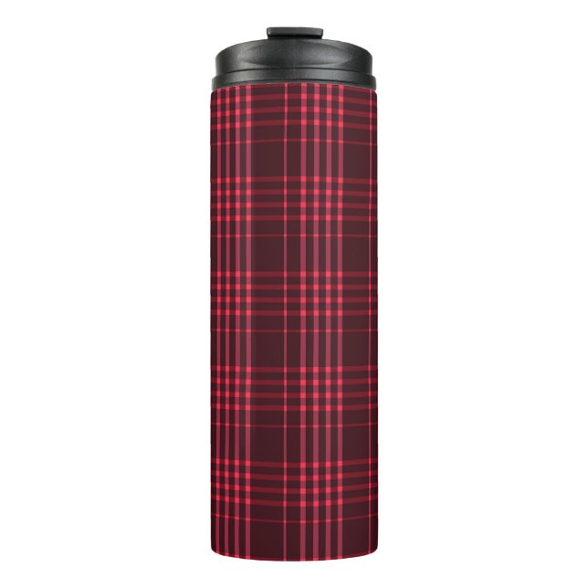 Bouteilles Isothermes Tissu Motif Tartan Tumbler thermique (Devant)