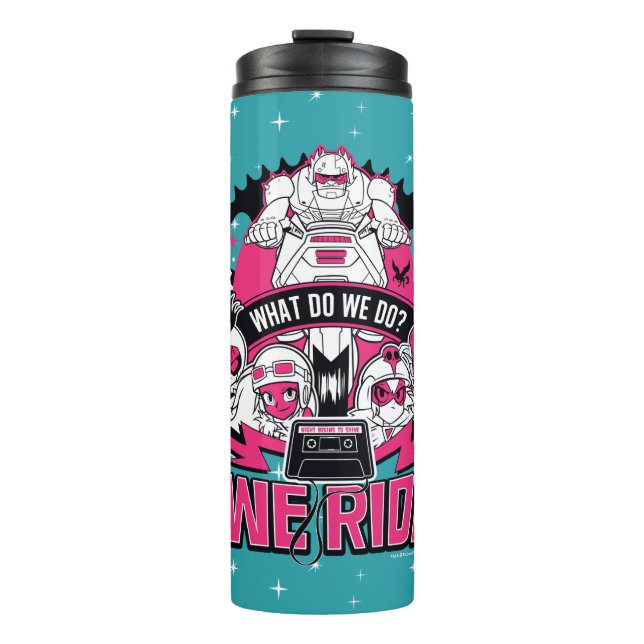 Bouteilles Isothermes Titans Ados, allez ! | Retro Moto Graphic (Devant)