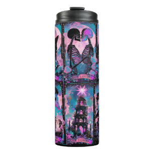 Bouteilles Isothermes Tonneuse Halloween de la carte Tarot
