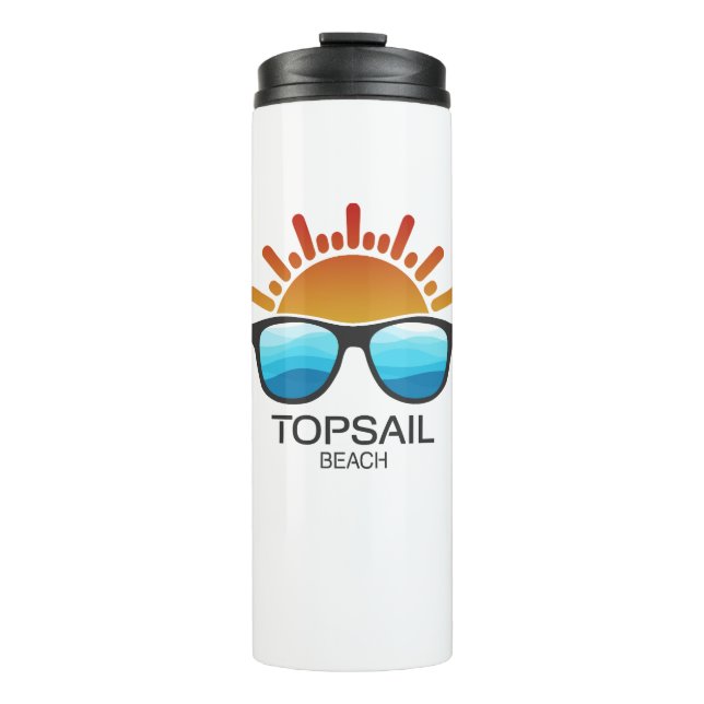 Bouteilles Isothermes Topsail Beach North Carolina Sunglasses (Devant)