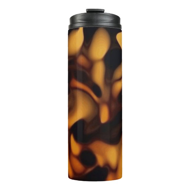 Bouteilles Isothermes Tortoise Shell Turtle Shell Pattern Amber Brown (Devant)