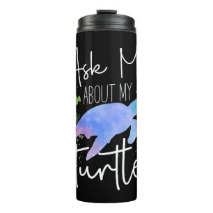 Bouteilles Isothermes Tortue de mer Aquarelle Demander