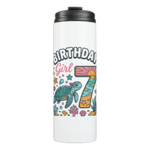 Bouteilles Isothermes Tortue de mer fille d'anniversaire 7e anniversaire