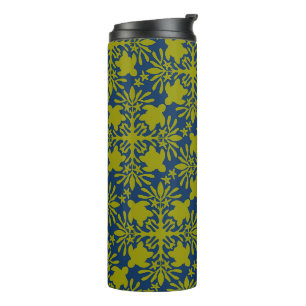 Bouteilles Isothermes Tortue de mer Honu motif de quilt hawaïen