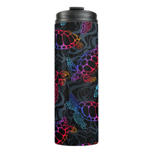 Bouteilles Isothermes Tortue de mer psychédélique : Boho Ocean