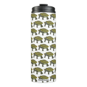 Bouteilles Isothermes Tortue (motif blanc) - Mug Thermique