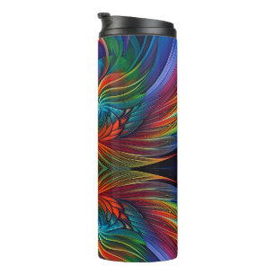 Bouteilles Isothermes Tourbillon coloré en plume