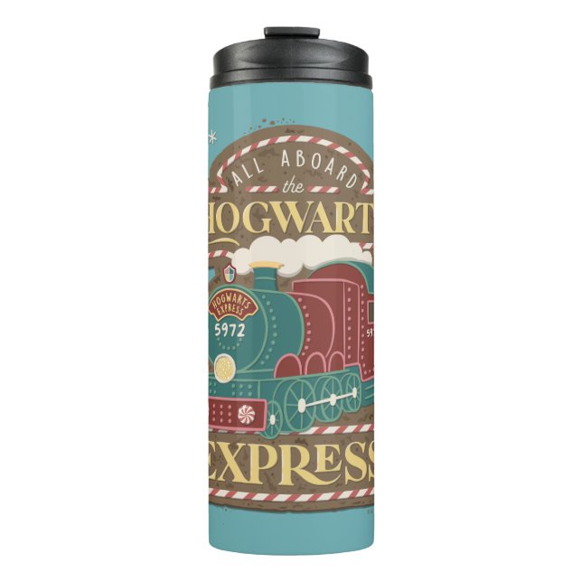 Bouteilles Isothermes Tous à bord de HOGWARTS™ Express Noël Cookie (Devant)