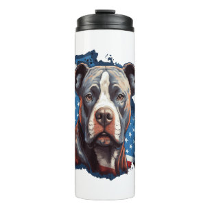 Bouteilles Isothermes TOUS LES AMÉRICAINS Amateurs de CHIENS pit bull