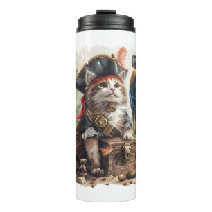 Bouteilles Isothermes Trésor de chat pirate