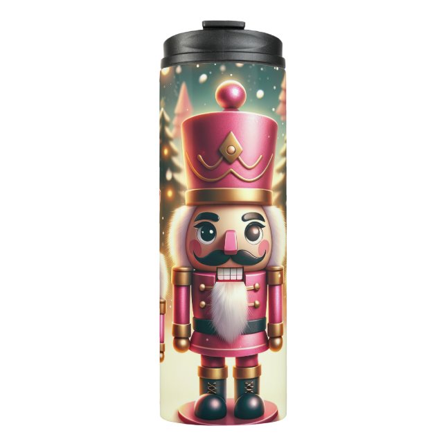Bouteilles Isothermes Trio Casse-Noix Rose de Noël (Devant)