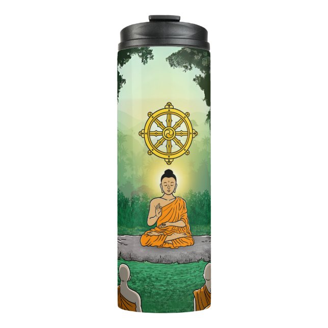 Bouteilles Isothermes Triple Gems : Bouddha, Dharma, Sangha Tumbler (Devant)