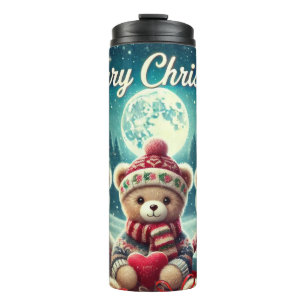 Bouteilles Isothermes Trois mignons Nounours Joyeux Noël