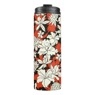 Bouteilles Isothermes Tropical flower pattern