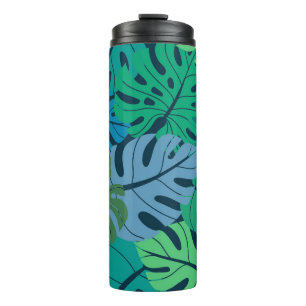 Bouteilles Isothermes Tropical Jungle Palm Motif sans couture