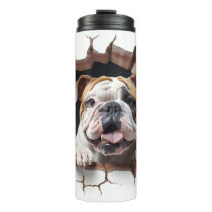 Bouteilles Isothermes Trou fissuré de Bulldog 3D
