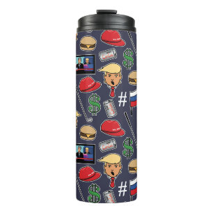 Bouteilles Isothermes Trump, Burgers, Golf, Russie, Fake News