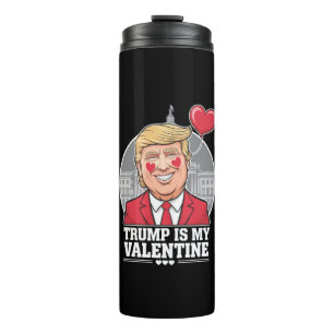 Bouteilles Isothermes Trump est mon Valentin Rétro Saint-Valentin 