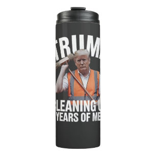 Bouteilles Isothermes Trump nettoie les poubelles pendant 4 ans