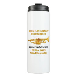 Bouteilles Isothermes Trumpet Player High School Band Gold Personalized