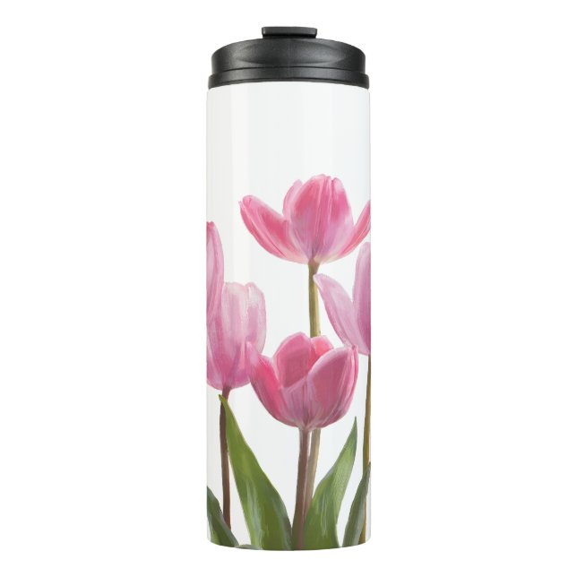 Bouteilles Isothermes Tulipes roses (Devant)