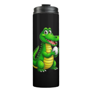 Bouteilles Isothermes Tumbler Crocodile Mignon – Animal Alligator Vert D